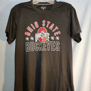 Boy's Scarlett & Gray Authentic Ohio State Dri Fit Short Sleeve Black T-Shirt XL